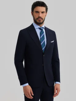 AMERICANA CAPO PLAIN AZUL MARINO