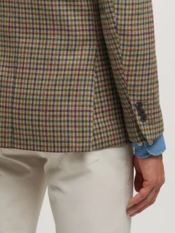 AMERICANA CUADRO HARRIS VERDE