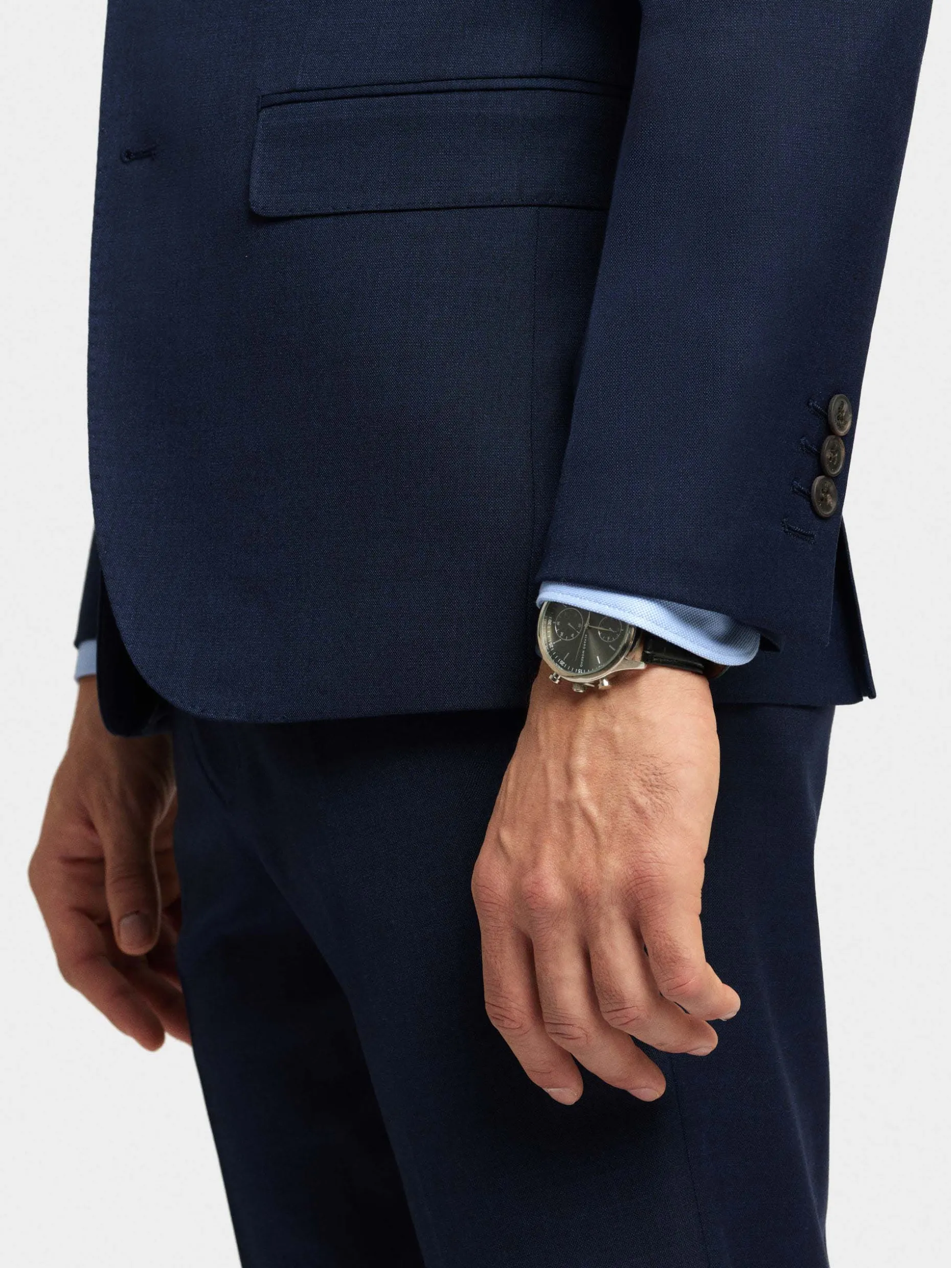 AMERICANA FIL A FIL AZUL MARINO