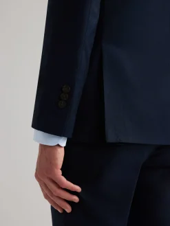 AMERICANA FIL A FIL CRUZADO AZUL MARINO