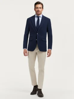 AMERICANA PUNTO ESTRUCTURA AZUL MARINO