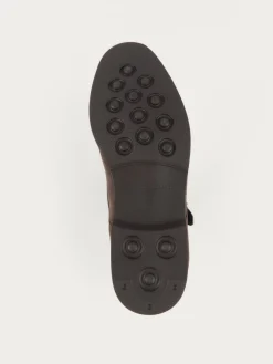 BLUCHER DOBLE HEBILLA MARRÓN