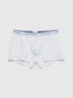 BOXER FLOR AZUL MARINO