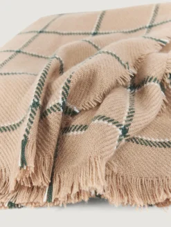 BUFANDA CHECKS MARRÓN