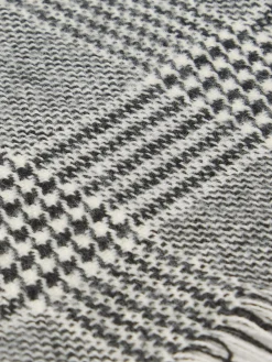 BUFANDA CHECKS NEGRO