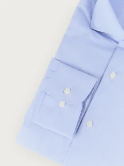 CAMISA COMFORT FIL A FIL AZUL