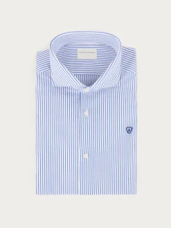 CAMISA COMFORT STRIPES AZUL