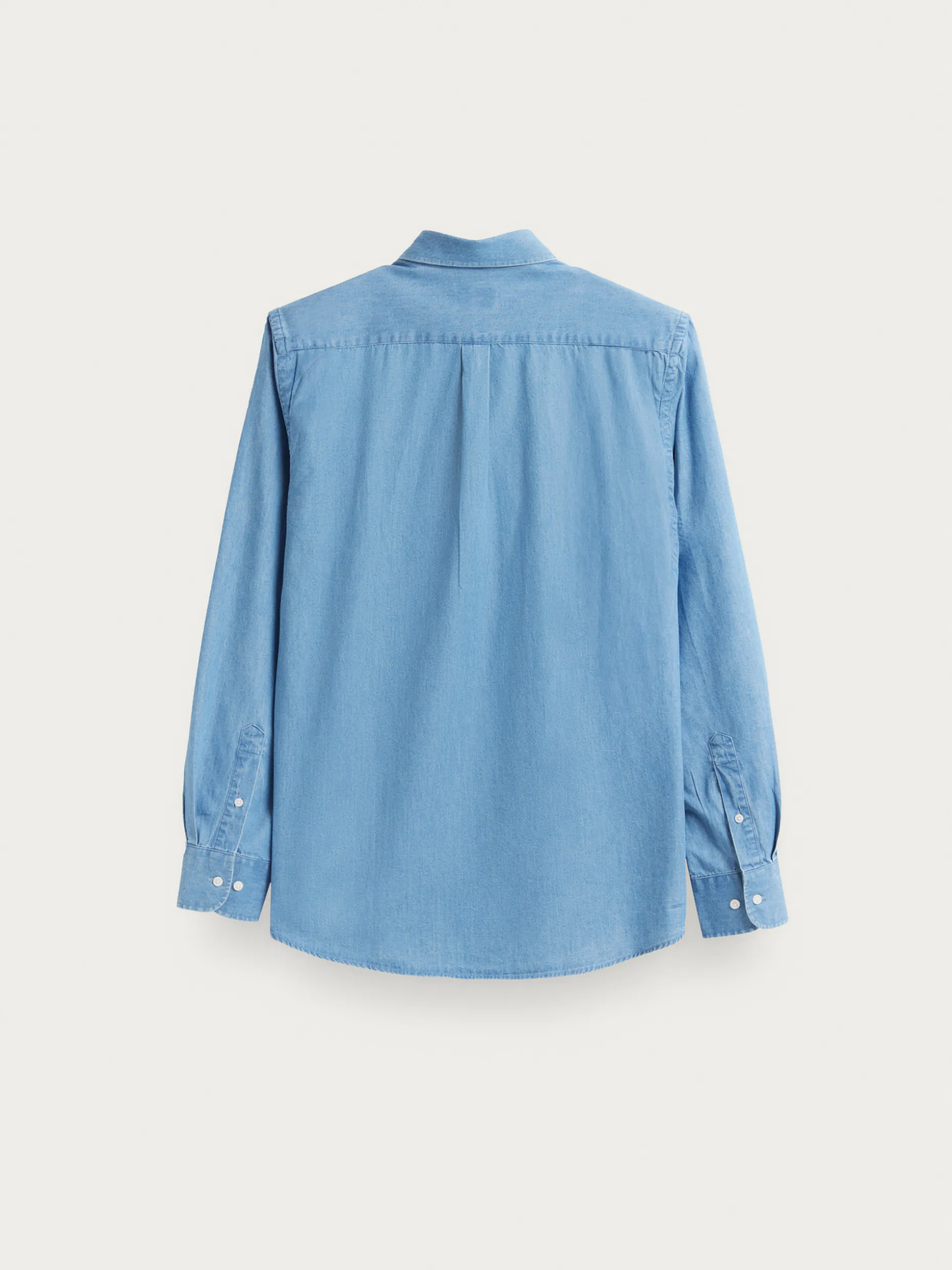 CAMISA DENIM B.DOWN AZUL