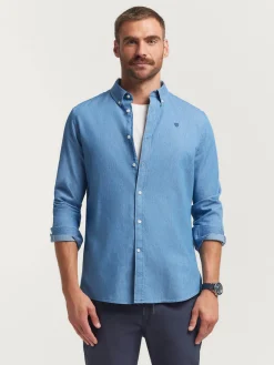 CAMISA DENIM CANUTILLO AZUL
