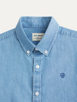 CAMISA DENIM KIDS AZUL