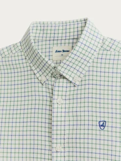 CAMISA FLANNEL CHECKS KIDS VERDE