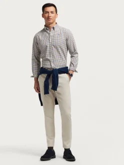 CAMISA FLANNEL CHECKS MOSTAZA