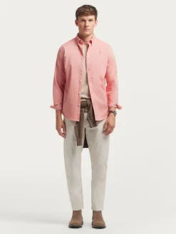 CAMISA FLANNEL TWILL CORAL