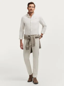 CAMISA FLANNEL TWILL CRUDO