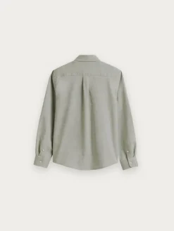 CAMISA FLANNEL TWILL KIDS VERDE