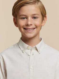 CAMISA FLANNEL TWILL KIDS CRUDO