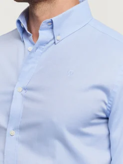 CAMISA MICROESPIGA CELESTE