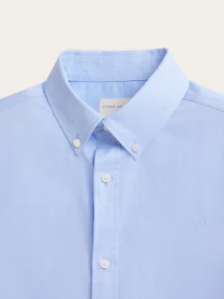 CAMISA MICROESPIGA CELESTE