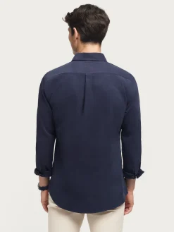 CAMISA MICROPANA JACK AZUL MARINO