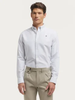 CAMISA OXFORD ASTON AZUL