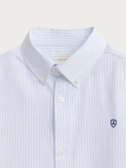 CAMISA OXFORD ASTON CELESTE