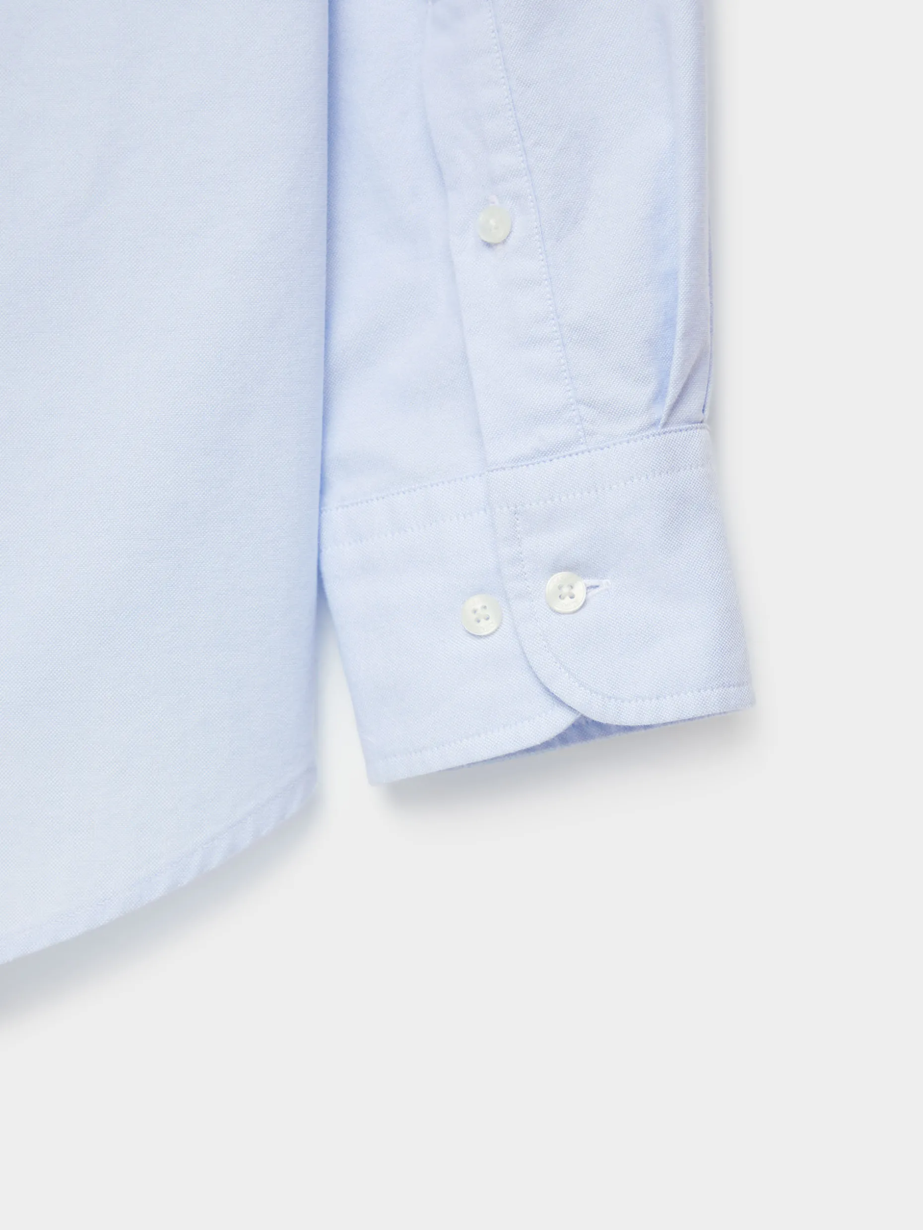 CAMISA OXFORD BASIC CELESTE