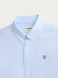 CAMISA OXFORD BASIC KIDS CELESTE