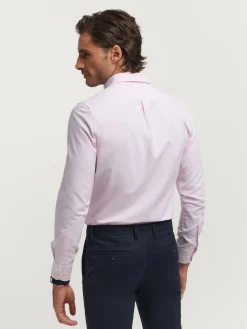 CAMISA OXFORD BASIC ROSA