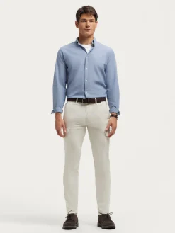 CAMISA OXFORD CHAMBRAY AZUL