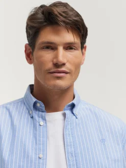 CAMISA OXFORD CLUB AZUL