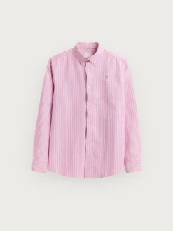 CAMISA OXFORD CLUB BURDEOS