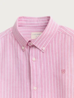 CAMISA OXFORD CLUB BURDEOS