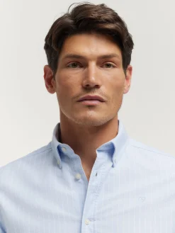 CAMISA OXFORD CLUB CELESTE