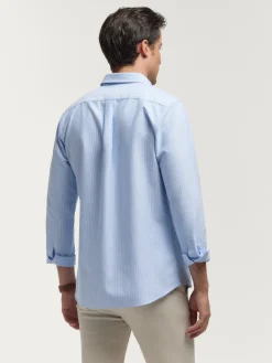 CAMISA OXFORD DIPLO CELESTE