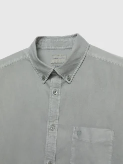 CAMISA OXFORD POCKET DYE GRIS
