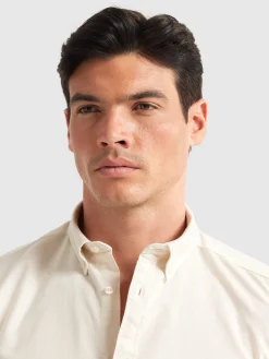 CAMISA OXFORD POCKET DYE CRUDO