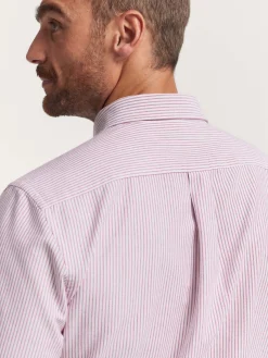CAMISA OXFORD REGENT BURDEOS