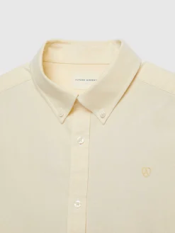 CAMISA OXFORD SOLID AMARILLO