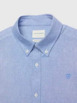 CAMISA OXFORD SOLID AZUL