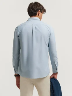 CAMISA OXFORD SOLID AZUL