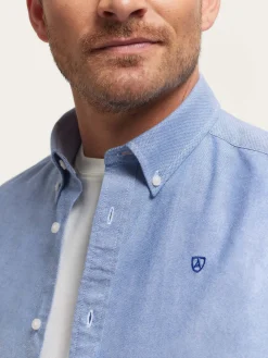 CAMISA OXFORD SOLID AZUL