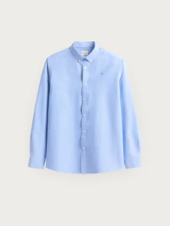 CAMISA OXFORD SOLID AZUL