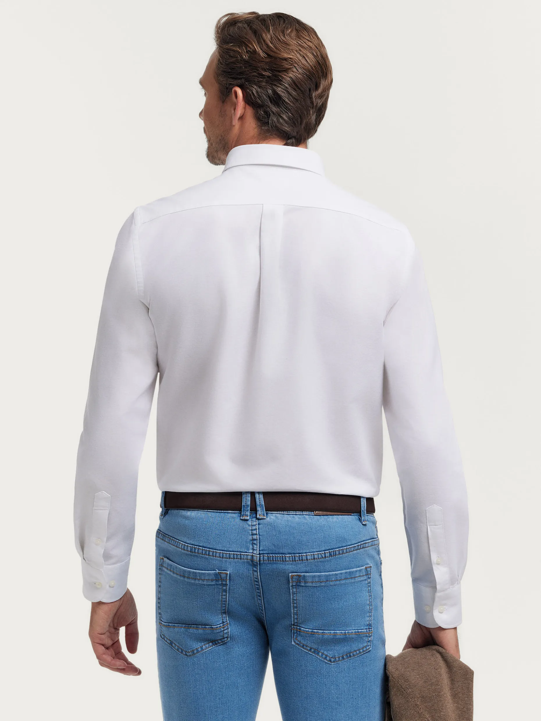 CAMISA OXFORD SOLID BLANCO