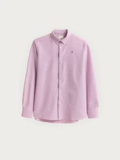 CAMISA OXFORD SOLID BURDEOS
