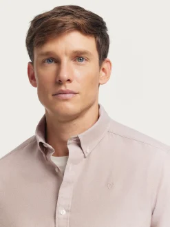 CAMISA OXFORD SOLID CAMEL
