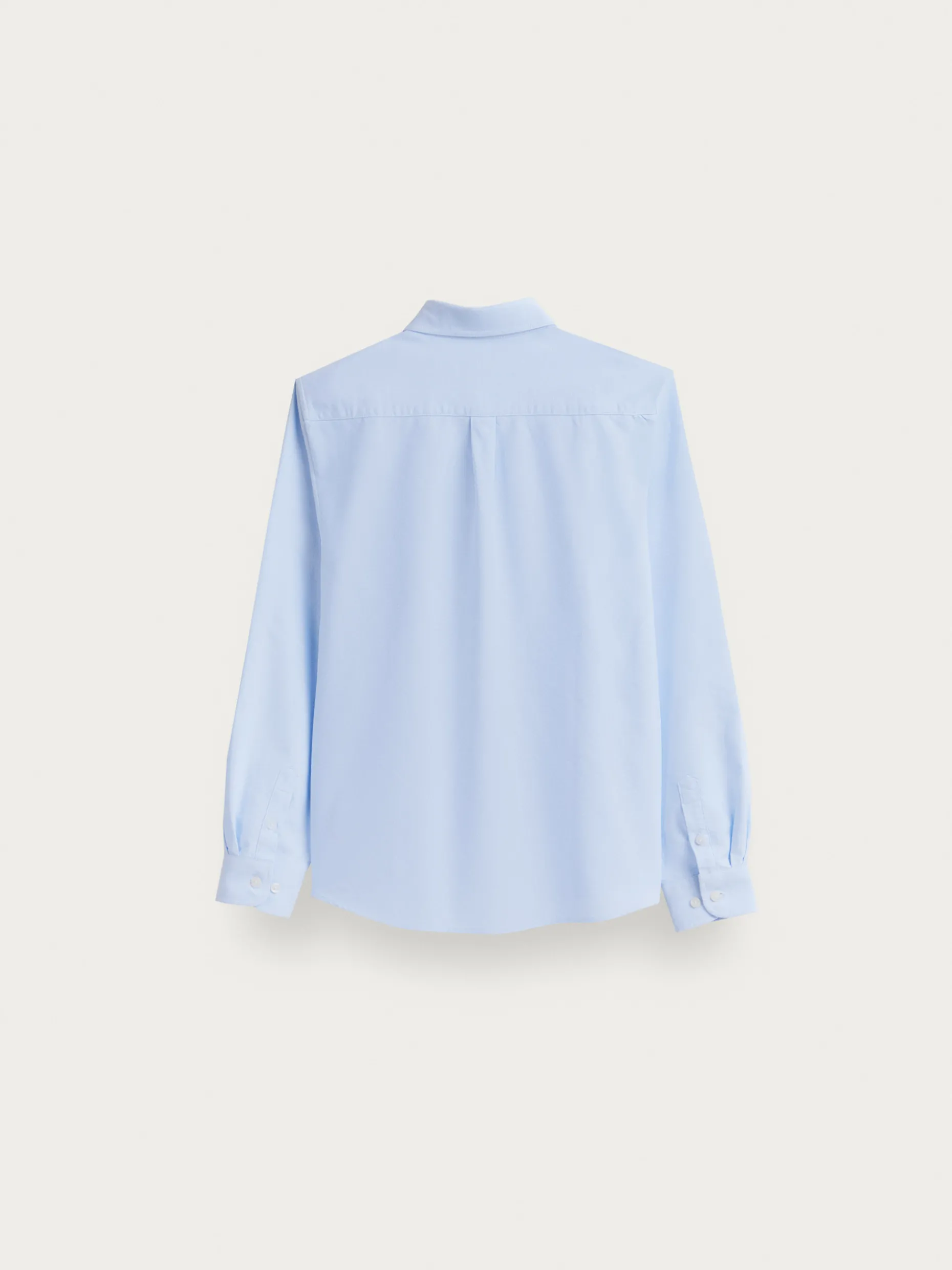 CAMISA OXFORD SOLID KIDS CELESTE