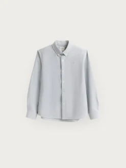 CAMISA OXFORD SOLID KIDS VERDE