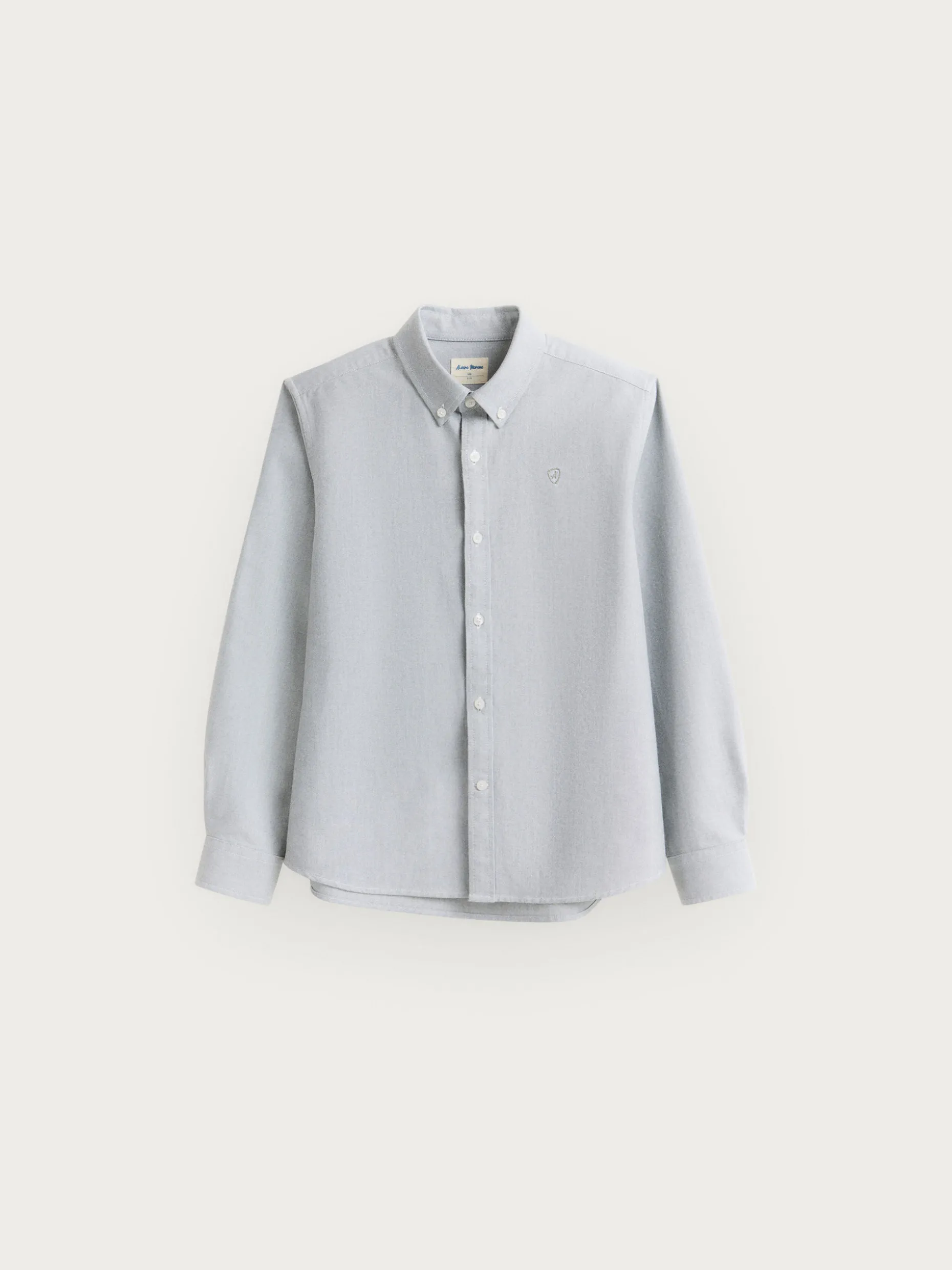 CAMISA OXFORD SOLID KIDS VERDE