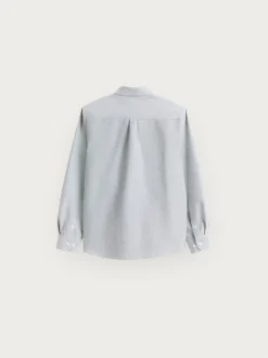 CAMISA OXFORD SOLID KIDS VERDE