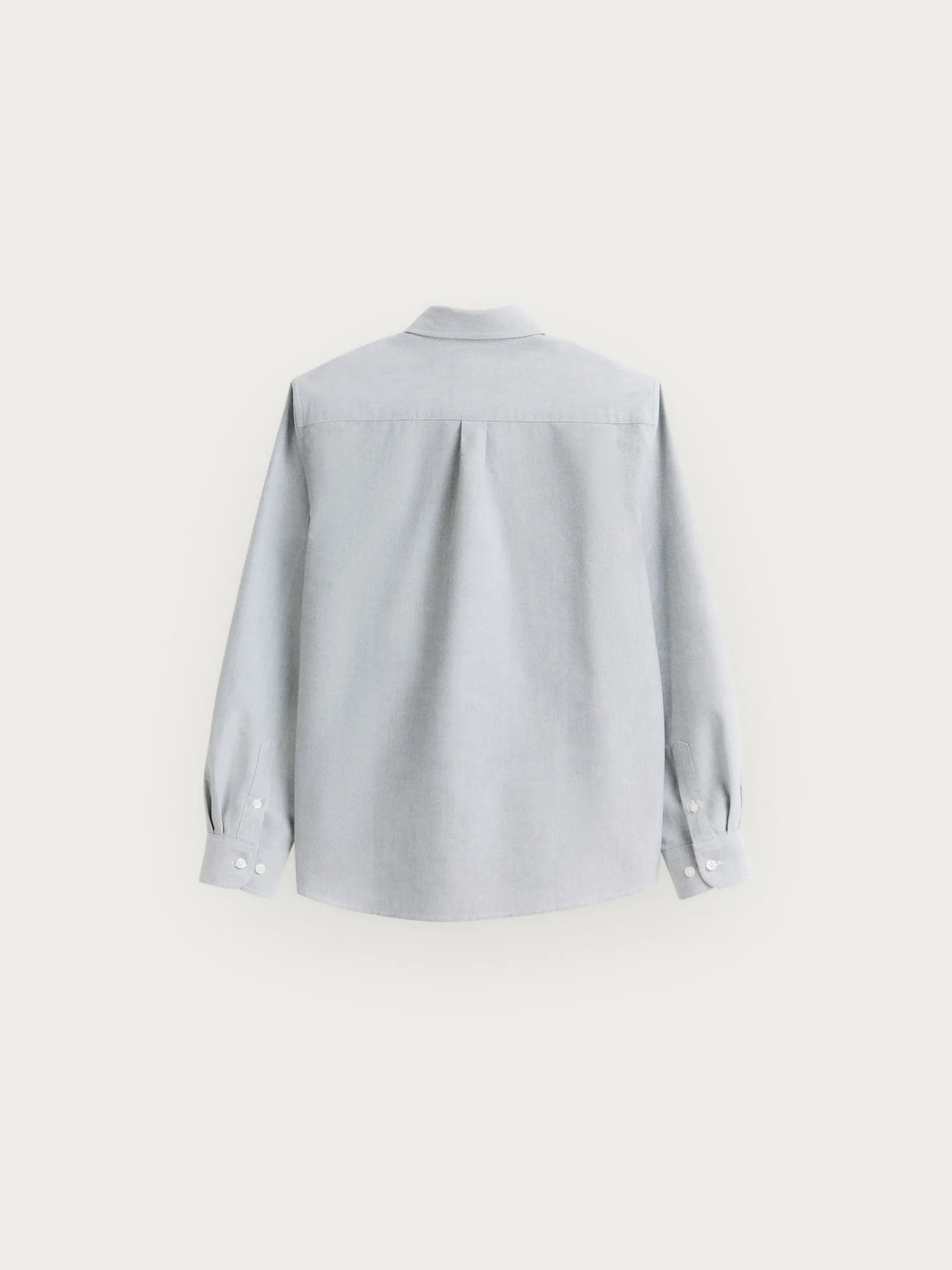 CAMISA OXFORD SOLID KIDS VERDE